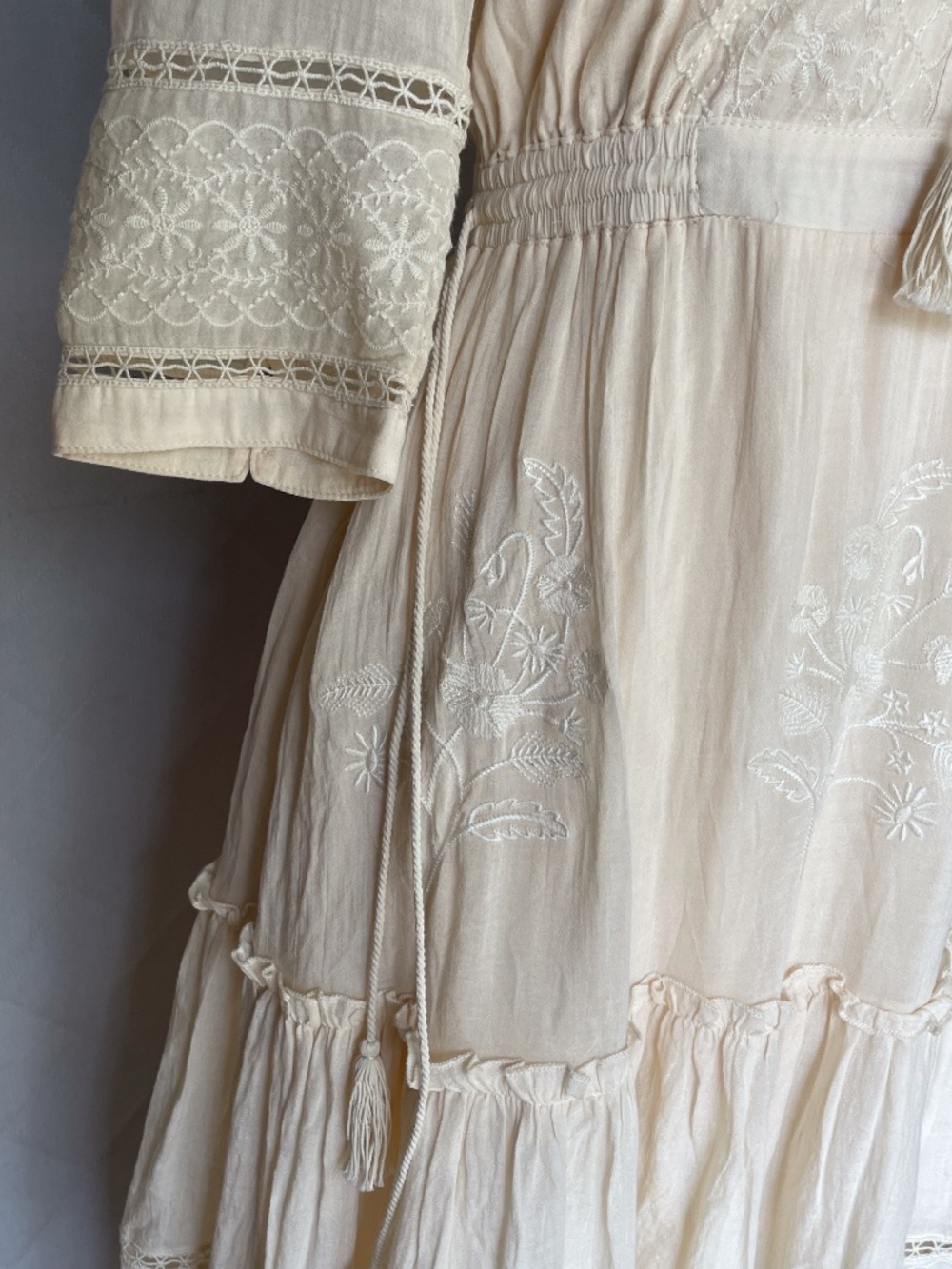 Spell & the Gypsy Collective - Loves Me Not Garden Dress - Cream Dress - XS - Picture 7 of 16